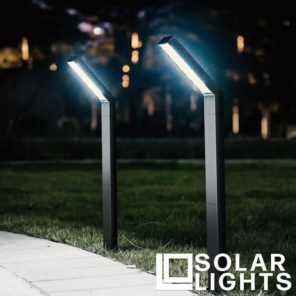 solar powered rechargeable lights for path, garden, walkways and more